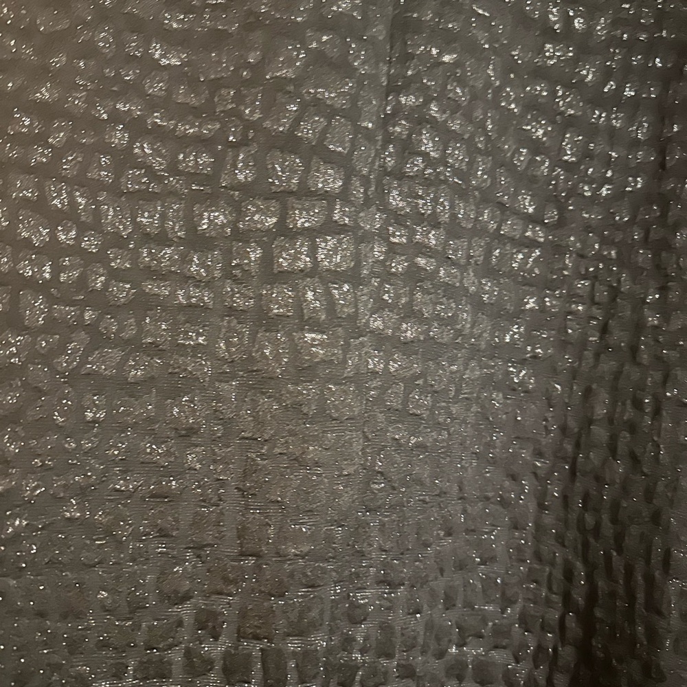 Chico's Black Blazer with Textured Pattern - Picture 3 of 5